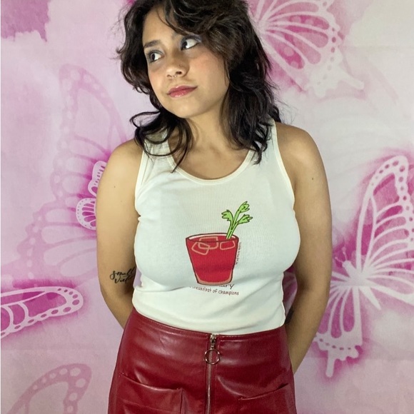 Y2k Bloody Marry Tank top - Picture 4 of 5